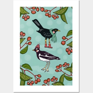 Winter Birds Posters and Art